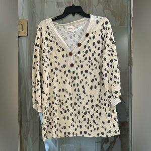 BiBi animal print shirt